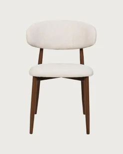 Kerin - Chaise en tissu et pieds métal