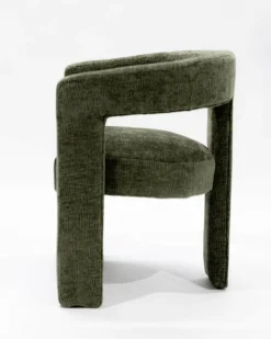 Lagon - Fauteuil de salon vert en tissu