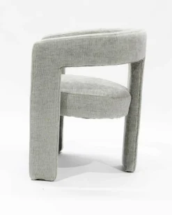 Lagon - Fauteuil de salon gris en tissu design