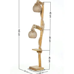 Lampadaire Arboretum naturel - 140 cm