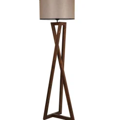 Lampadaire Arianne noyer - 24x45x166 cm