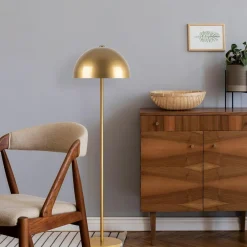 Lampadaire Mixed doré - 40x40x154 cm