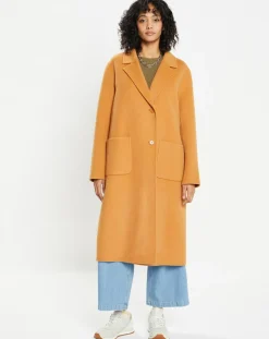 Manteau 100% Laine Chloe light camel