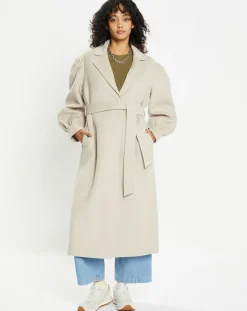 Manteau 100% Laine Lola gre=ège