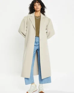 Manteau 100% Laine Lola gre=ège