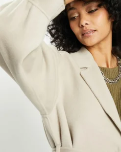 Manteau 100% Laine Lola gre=ège