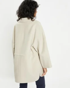 Manteau 100% Laine Stessy grege