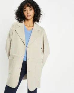 Manteau 100% Laine Stessy grege