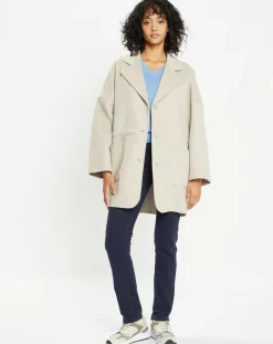 Manteau 100% Laine Stessy grege