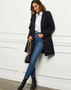 Manteau Bleuet marine