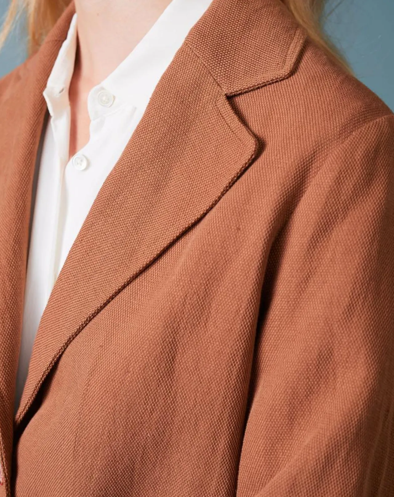 Manteau en Coton & Lin mélangés Chiku écureuil