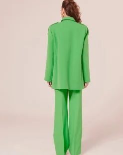 Manteau en double coton vert