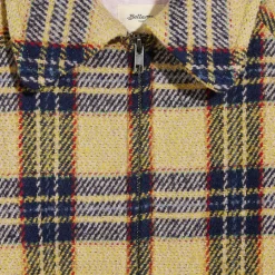 Manteau en Laine mélangée Castor tartan jaune