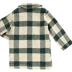 Manteau en Laine mélangée Craft à carreaux marron