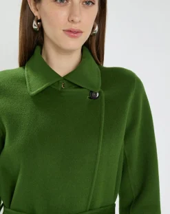 Manteau en Laine mélangée Mandy cactus