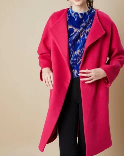Manteau en Laine mélangée Mika rose