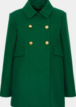 Manteau en Laine mélangée Marc émeraude