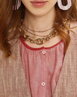 Manteau en Lin mélangé Martini terre/écru