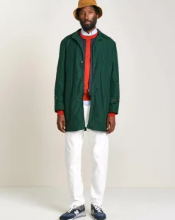 Manteau imperméable Hook vert