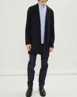 Manteau Jwhmorten bleu marine