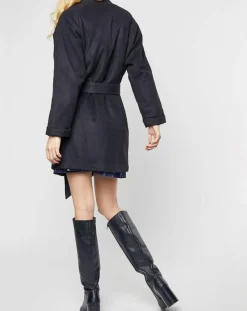 Manteau Livia ample noir