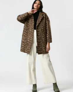 Manteau Melinda marron