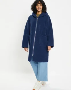 Manteau réversible en Fausse Fourrure 319 Mont indigo