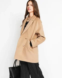 Manteau Sandra nougat