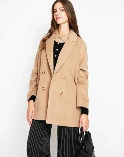 Manteau Sandra nougat