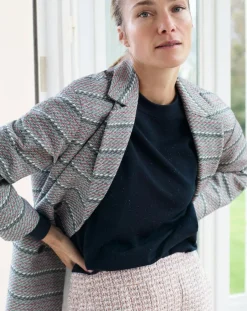 Manteau Ville Louison bleu marine