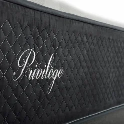 Matelas Mémoire de forme Privilège anthracite/blanc - 180x200 cm