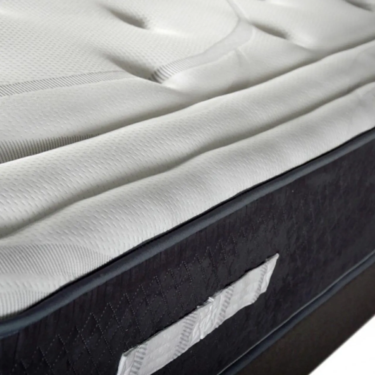 Matelas Mémoire de forme Privilège anthracite/blanc - 90x200 cm