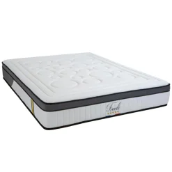 Matelas Tivoli Mémoire de forme et Mousse Supersoft blanc - 180x200 cm