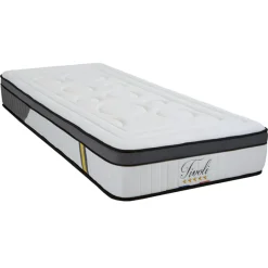 Matelas Tivoli Mémoire de forme et Mousse Supersoft blanc - 90x190 cm