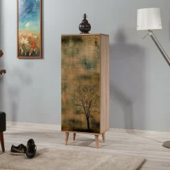 Meuble à chaussure Filinta sonomo - 50x128x38 cm