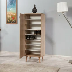 Meuble à chaussure Filinta sonomo - 50x128x38 cm