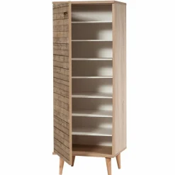 Meuble à chaussures Filinta multicolore - 50x128x38 cm