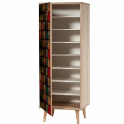 Meuble à chaussures Filinta multicolore - 50x128x38 cm