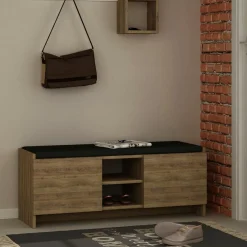 Meuble à chaussures zulla naturel - 37x110x43 cm