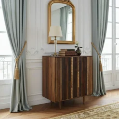 Mini bar 2 portes Manguier Ramon Naturel - 100x45x100 cm