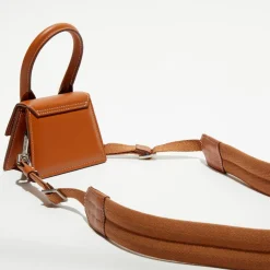 Mini sac à main en Cuir Le Chiquito marron - 12x6 cm