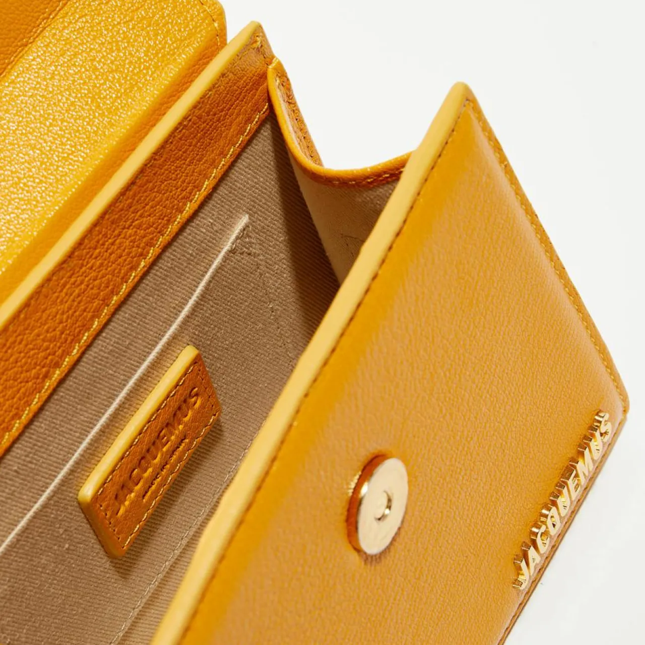 Mini sac à main en Cuir Le Chiquito Noeud orange - 18x13.5 cm