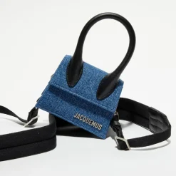 Mini sac à main en Jean Le Chiquito bleu - 12x6 cm