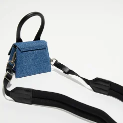 Mini sac à main en Jean Le Chiquito bleu - 12x6 cm