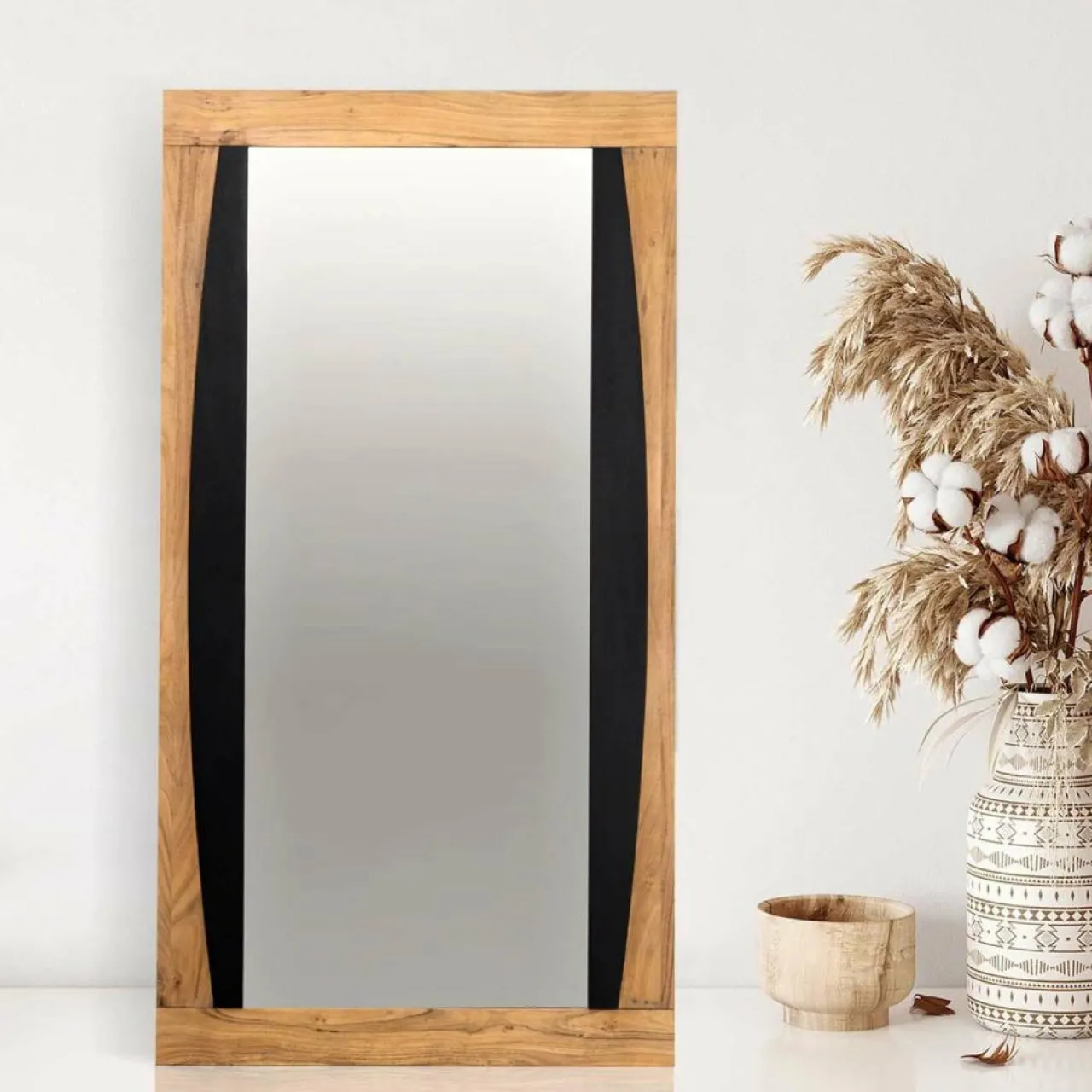 Miroir 170 cm Acacia Dimona Naturel - 170x2x90 cm