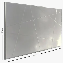 Miroir A331Y blanc - 130x62x2.2 cm