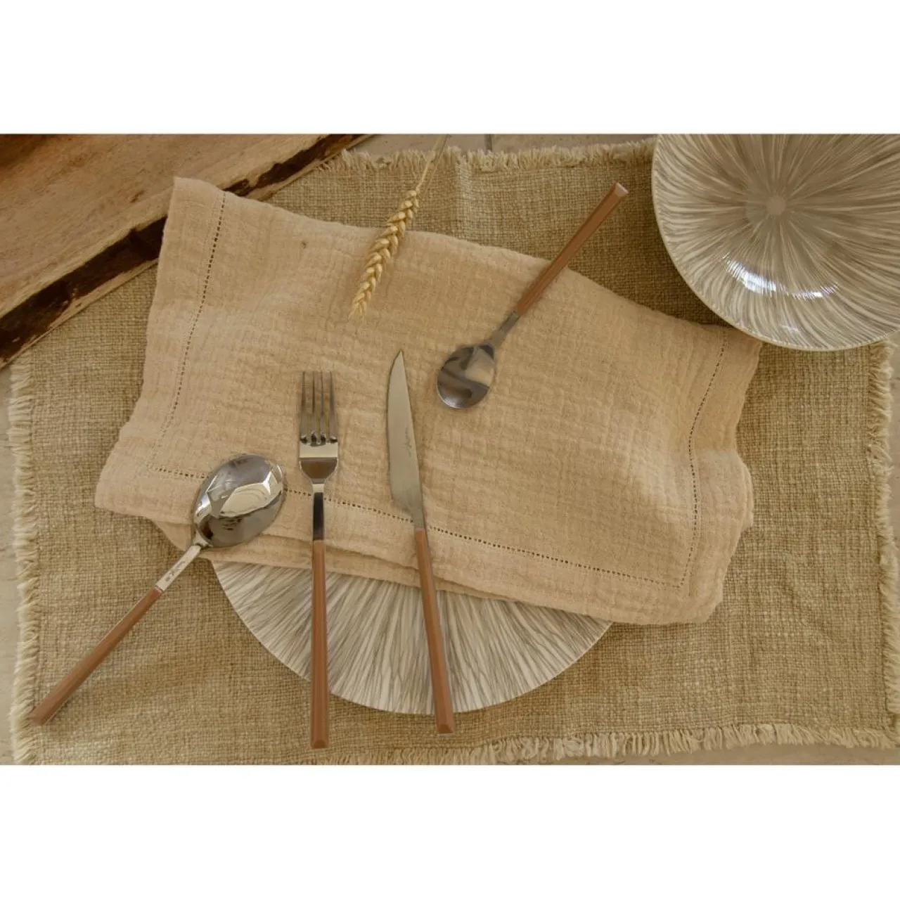 Ménagère Colorama noisette - 24 Pièces