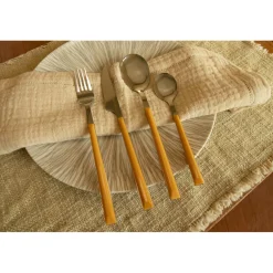 Ménagère Colorama safran - 24 Pièces