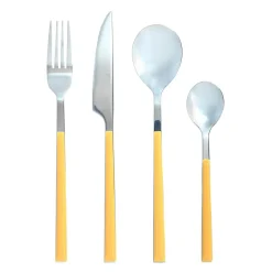 Ménagère Colorama safran - 24 Pièces