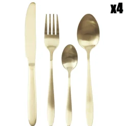 Ménagère dorée - 16 pièces